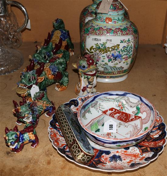 Collection of oriental ceramics
